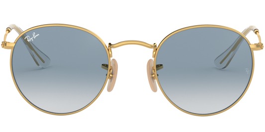 Ray-Ban 0RB3447N 001 - Arista gold sunglasses