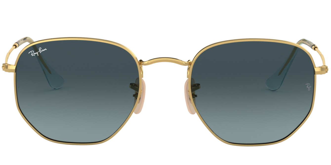 Ray-Ban 0RB3548N 91233M - Arista gold sunglasses