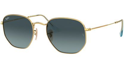 Ray-Ban 0RB3548N 91233M - Arista gold sunglasses