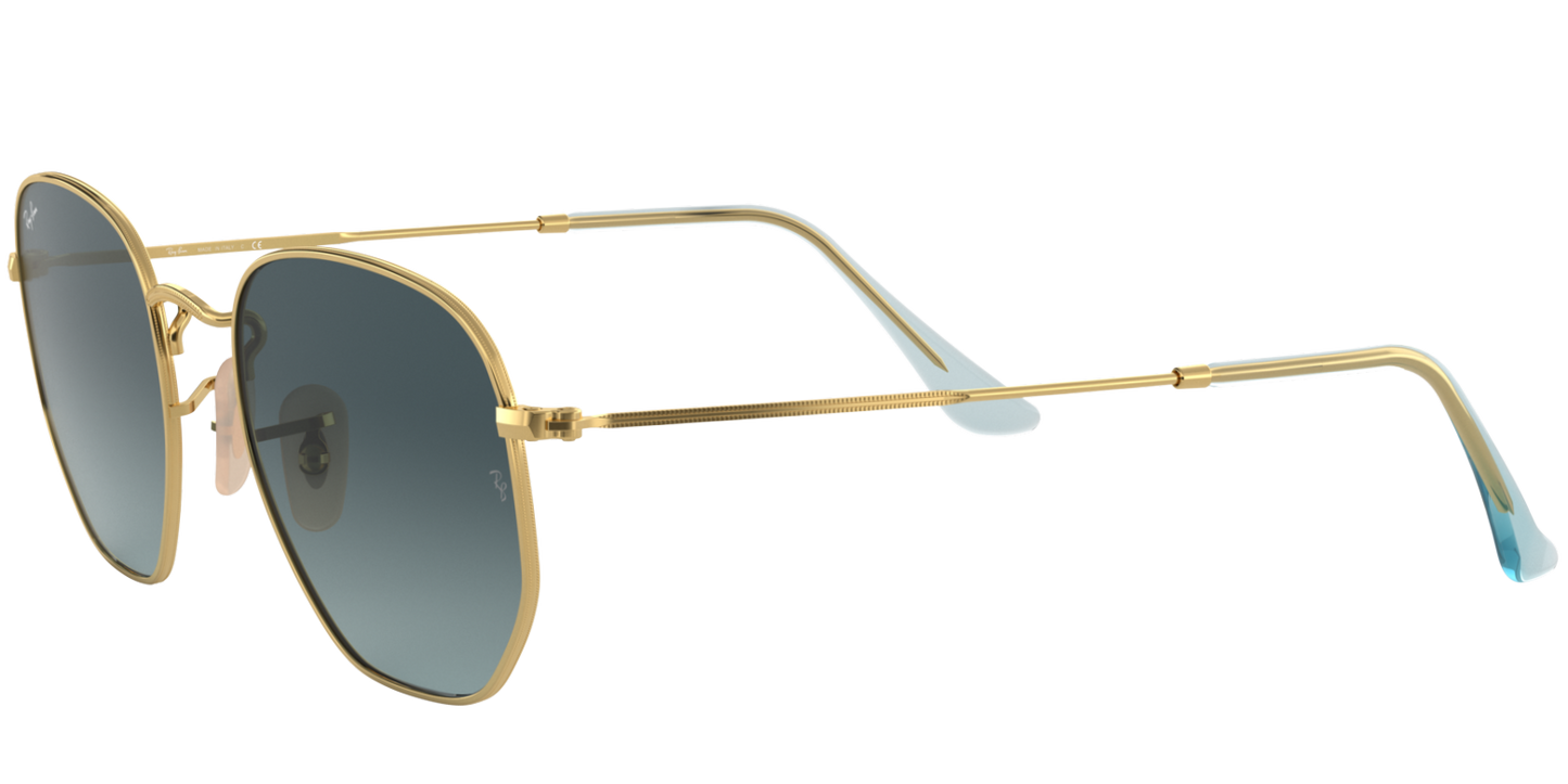 Ray-Ban 0RB3548N 91233M - Arista gold sunglasses