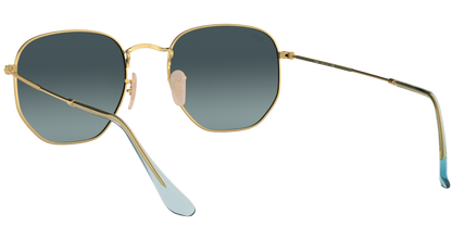 Ray-Ban 0RB3548N 91233M - Arista gold sunglasses