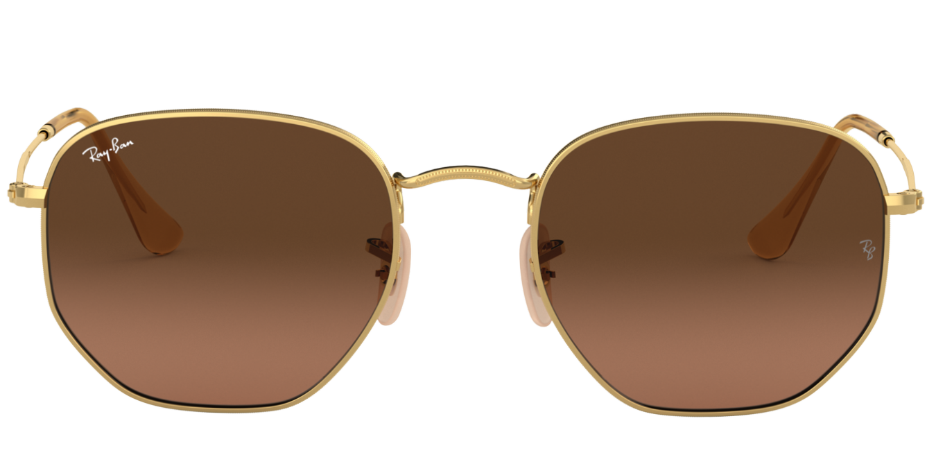 Ray-Ban 0RB3548N 912443 - Arista gold sunglasses