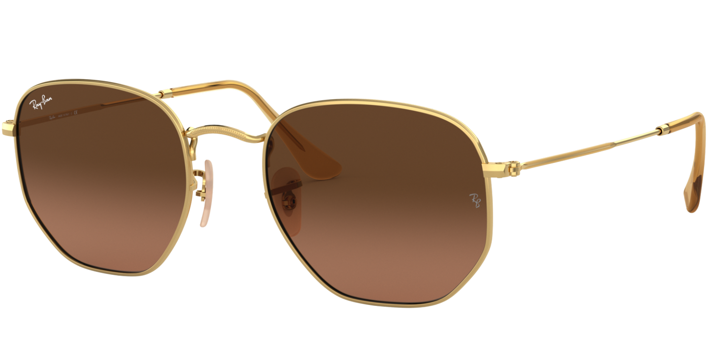 Ray-Ban 0RB3548N 912443 - Arista gold sunglasses