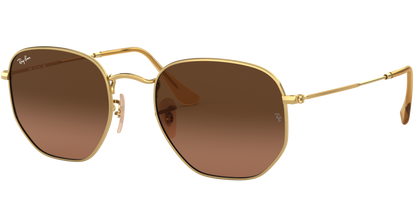 Ray-Ban 0RB3548N 912443 - Arista gold sunglasses