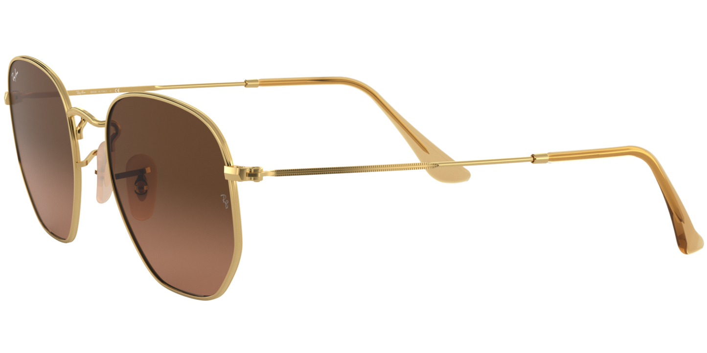 Ray-Ban 0RB3548N 912443 - Arista gold sunglasses