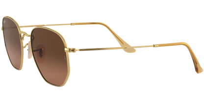 Ray-Ban 0RB3548N 912443 - Arista gold sunglasses