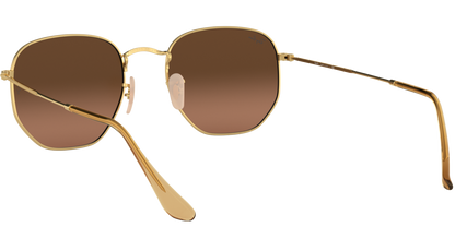 Ray-Ban 0RB3548N 912443 - Arista gold sunglasses