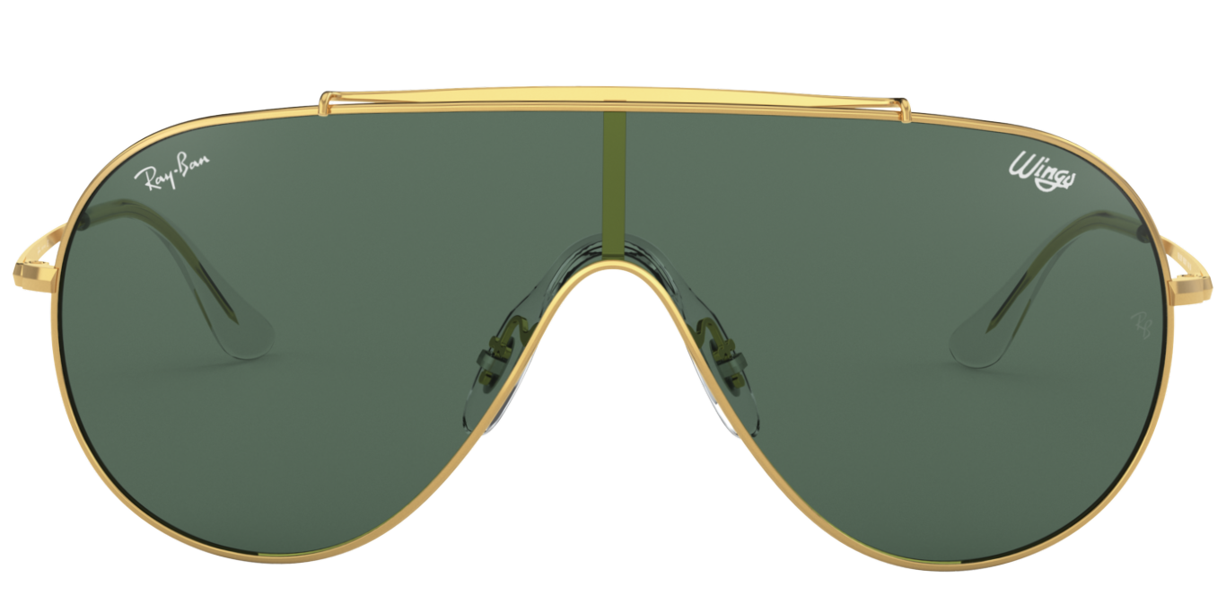 Ray-Ban 0RB3597 905071 - Arista gold sunglasses