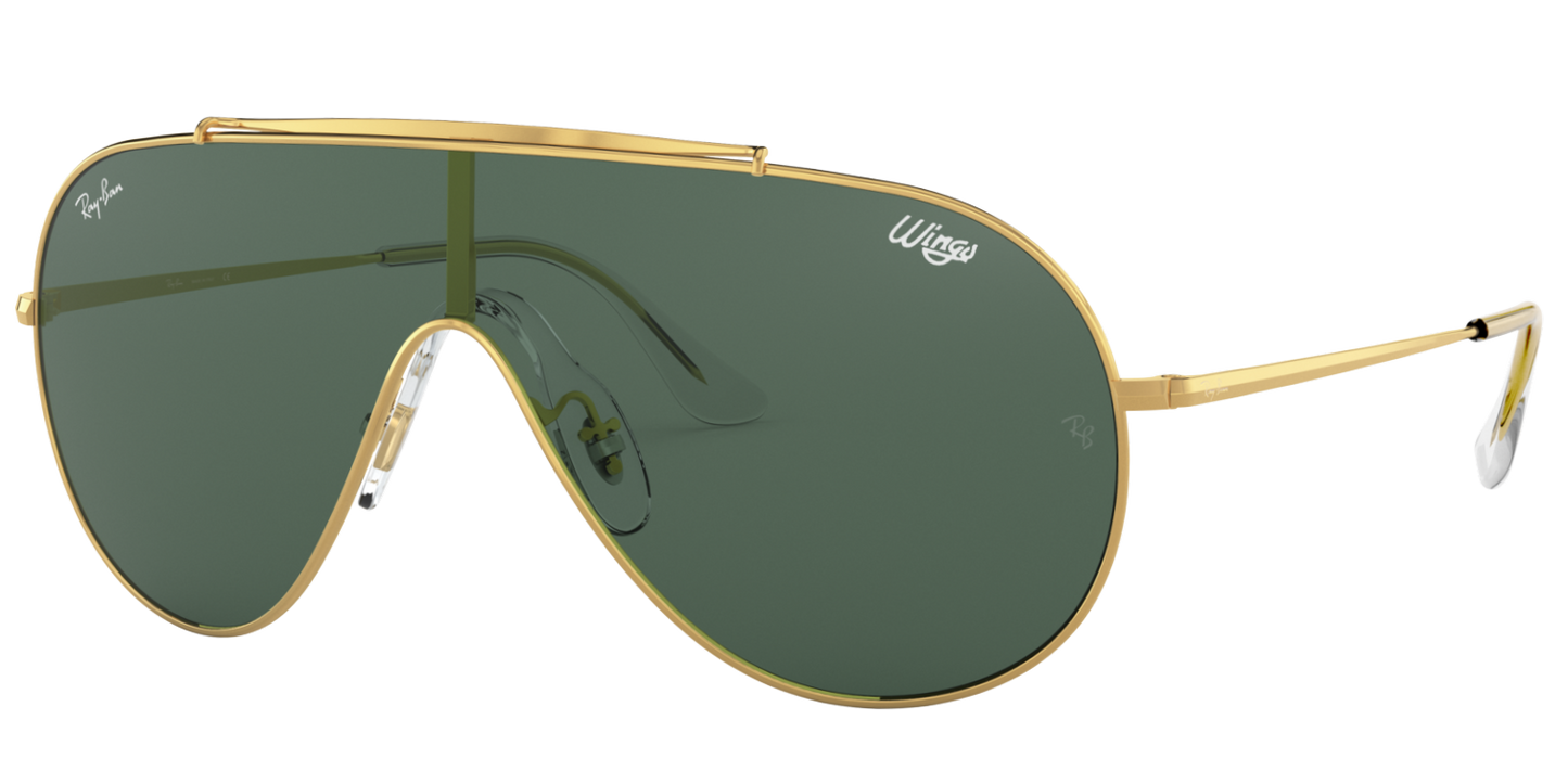 Ray-Ban 0RB3597 905071 - Arista gold sunglasses