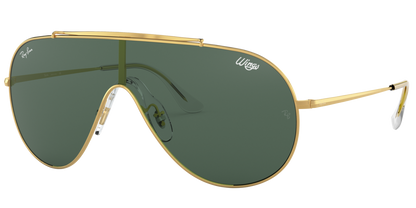 Ray-Ban 0RB3597 905071 - Arista gold sunglasses