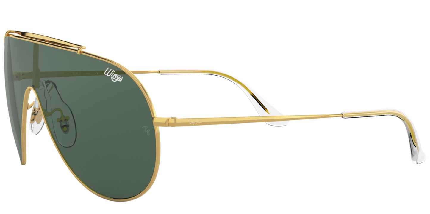 Ray-Ban 0RB3597 905071 - Arista gold sunglasses