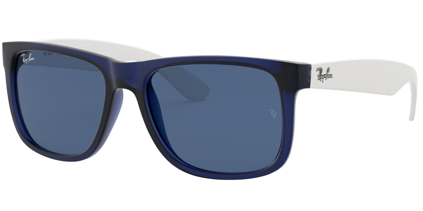 Ray-Ban 0RB4165 651180 - Transparent blue sunglasses