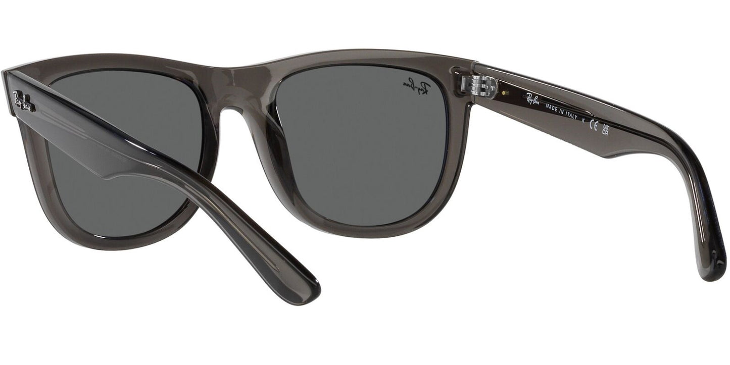 Ray-Ban 0RBR0502S 6707GR - Transparent dark grey sunglasses