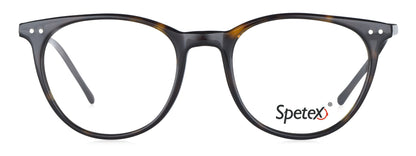 Spetex S1014 C2 Medium Hawana Brown Unisex Eyeglasses