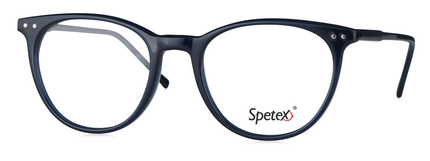 Spetex S1014 C3 Medium Blue Unisex Eyeglasses