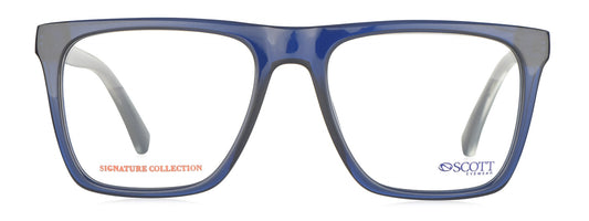 Scott SC 7016 C4 Medium Blue Unisex Eyeglasses