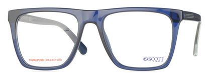 Scott SC 7016 C4 Medium Blue Unisex Eyeglasses