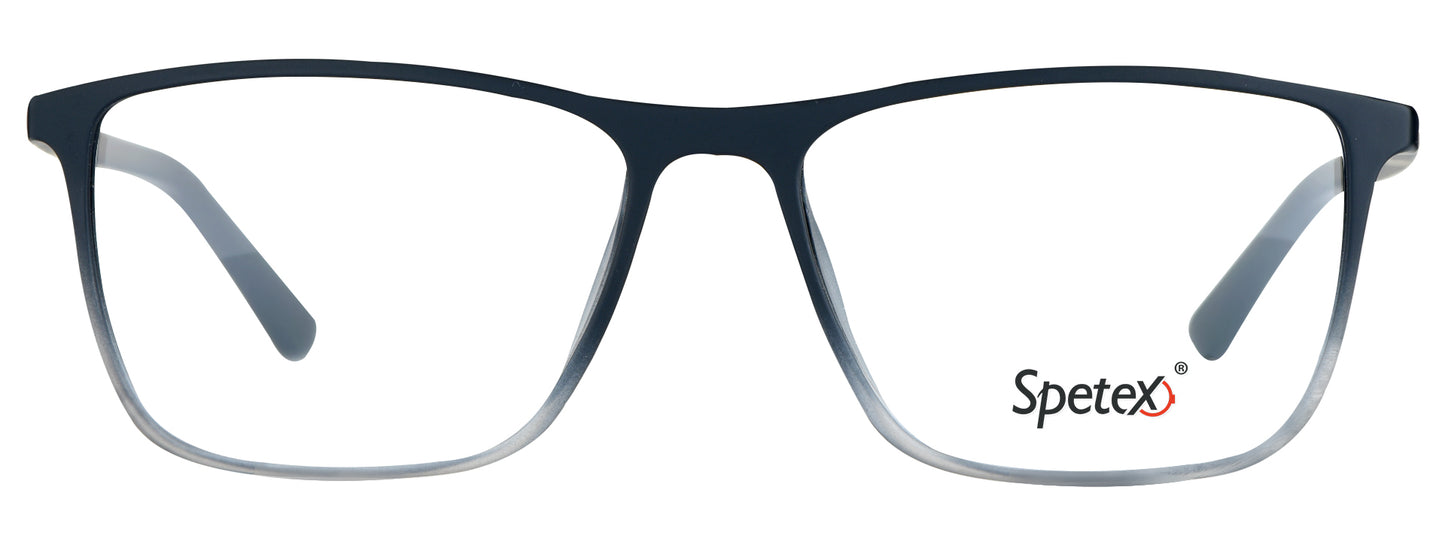 TM 592 C6 Medium Black/White Unisex  Eyeglasses