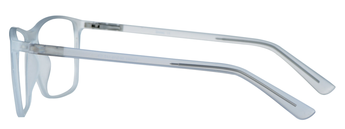 TM 592 C3 Medium White Unisex  Eyeglasses