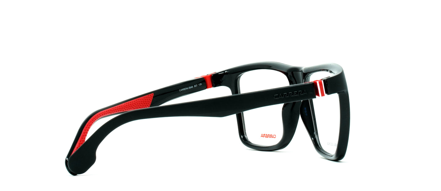 CARRERA 5549 807 Medium Black Unisex  Eyeglasses