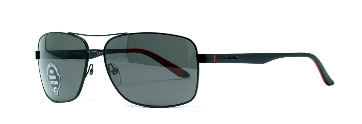 CARRERA 8014/S 003 Medium Black/G15 Unisex  Polarized Sunglasses