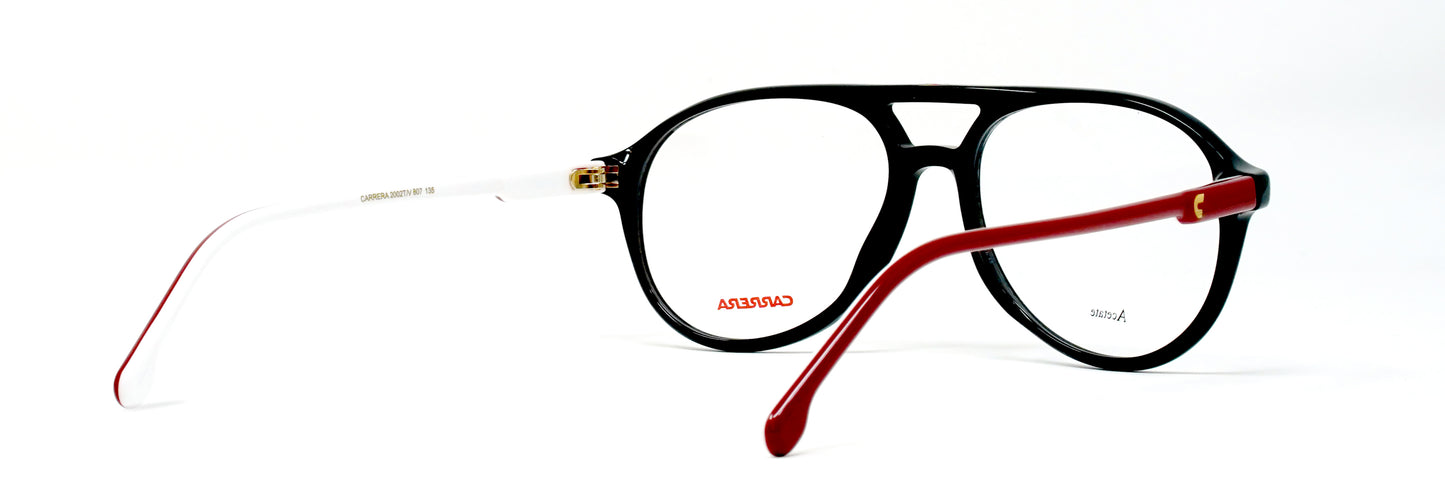 CARRERA 2002T/U 807 5115 Medium Black Unisex  Eyeglasses