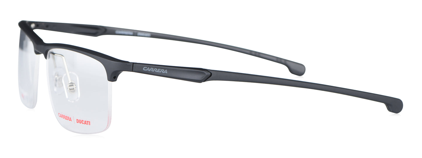 CARDUC 013 OIT 5516 Medium Black/Red Unisex Premium Eyeglasses