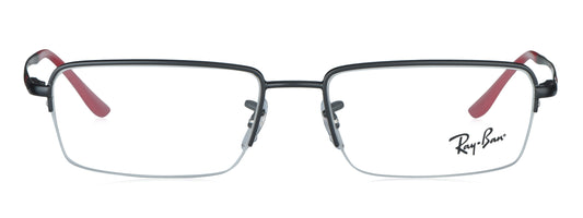 RB 6267I 3047 medium Black/Red Unisex Premium Eyeglasses