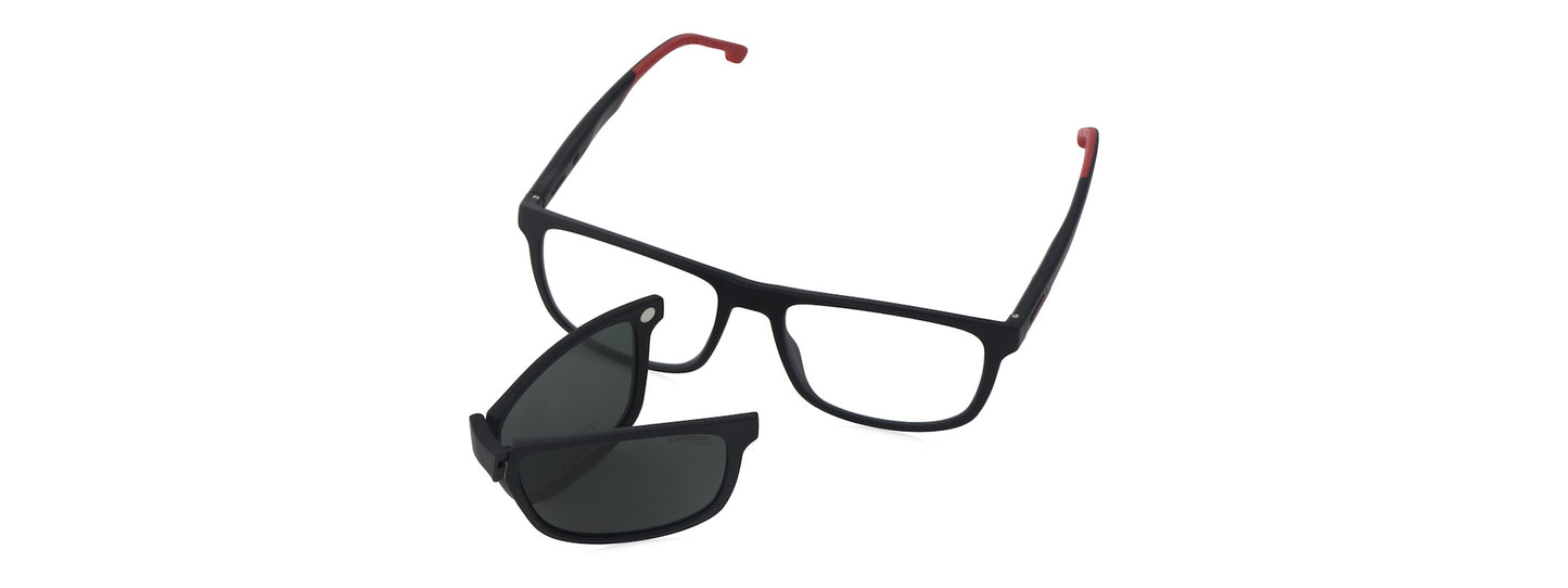 CA 8053/CS 00399  Medium Matte Black Unisex Premium Eyeglasses