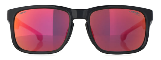 CARDUC 001/S OI TUZ Medium Red/Black Unisex Premium Sunglasses