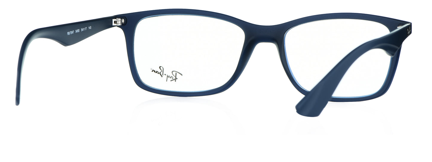 RB 7047 5450 medium Matt Blue Unisex Premium Eyeglasses