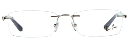 Unisex blue and gunmetal RB 6303 eyeglasses, premium design.