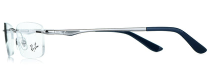 RB 6303-I 2502 medium blue/gun unisex premium eyeglasses with sleek design.