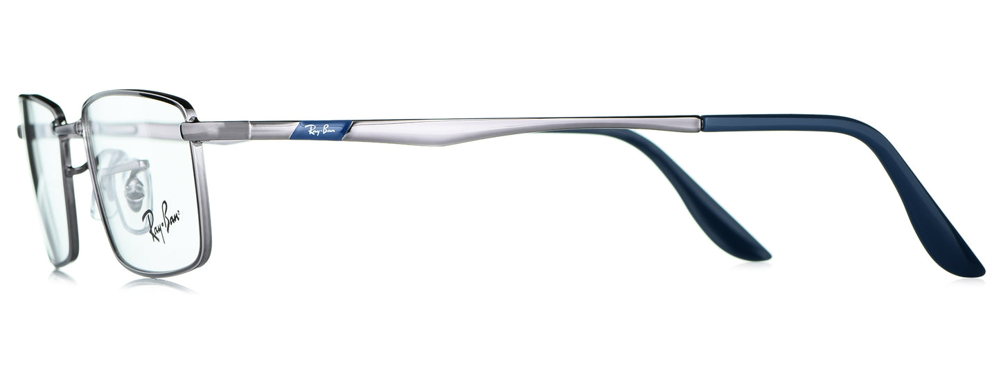 RB 6302-I 2502 medium Gun/Blue Unisex Premium Eyeglasses