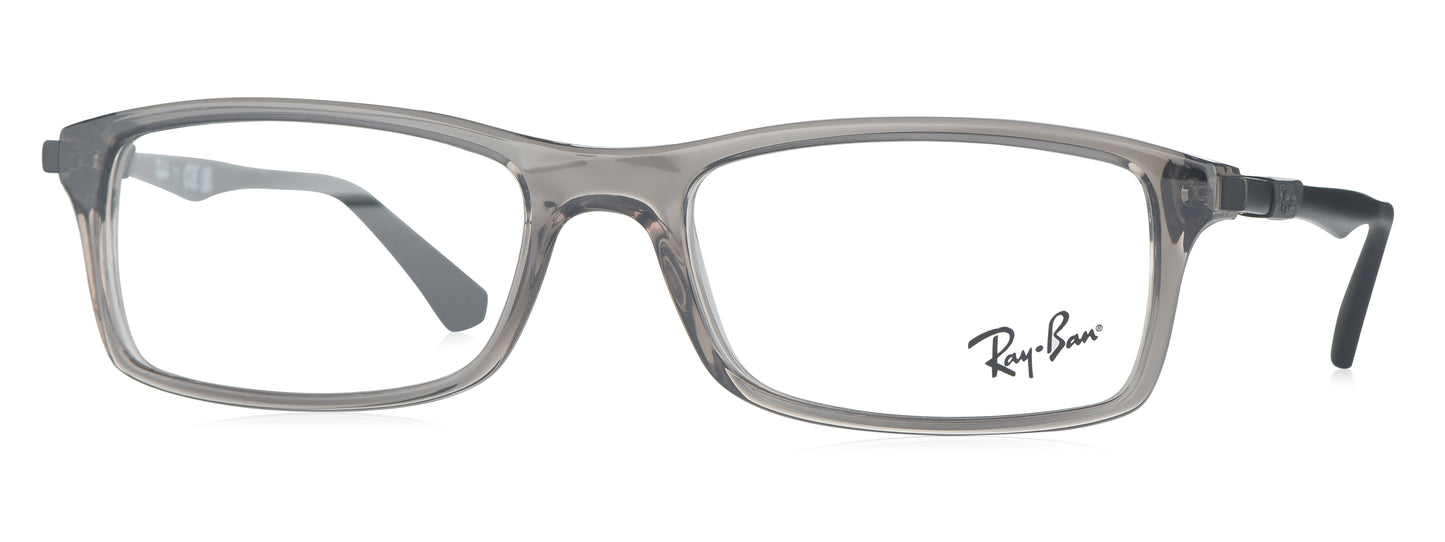 RB 7017 8059 medium Transparent Grey Unisex Premium Eyeglasses