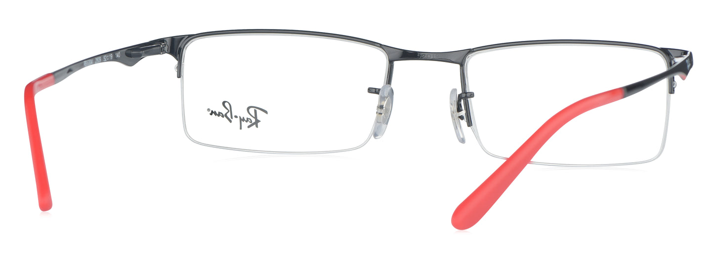 RB 6304I 2509 medium Black/Red Unisex Premium Eyeglasses