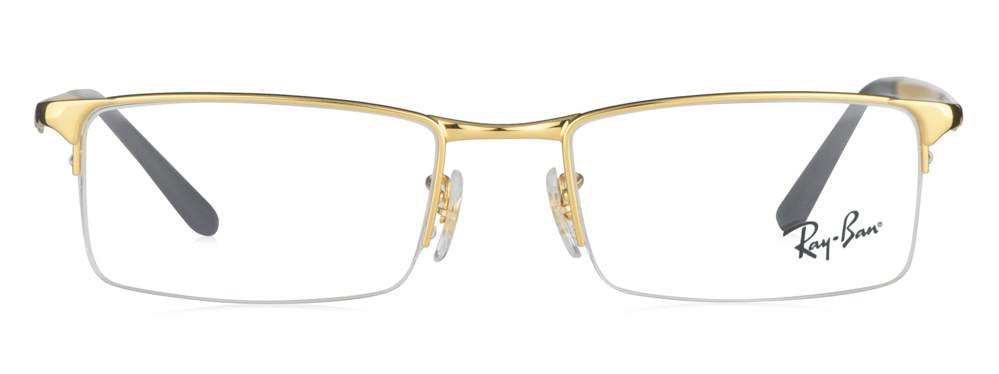 RB 6304I 2500 medium Gold/Black Unisex Premium Eyeglasses