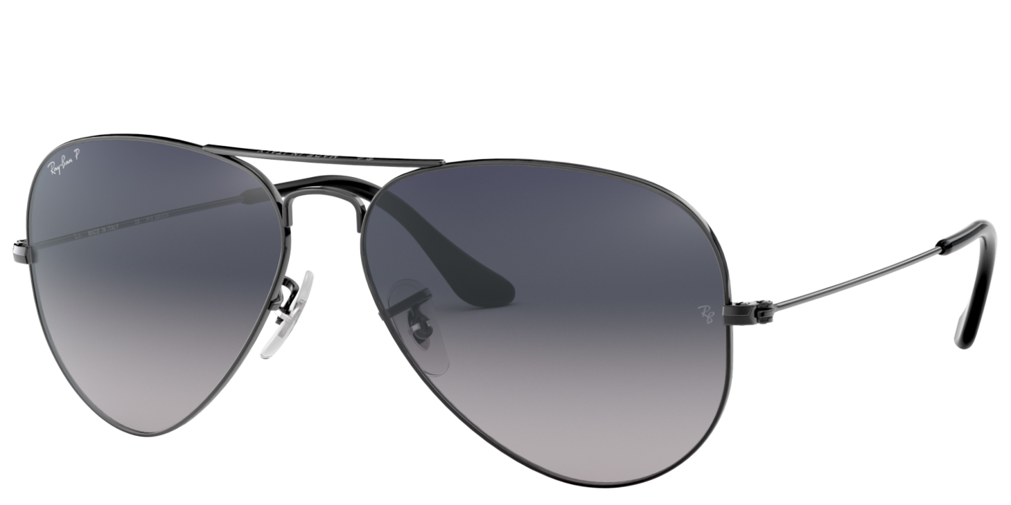 Ray-Ban 0RB3025I 004 Blue Gradient Grey Aviator Sunglasses
