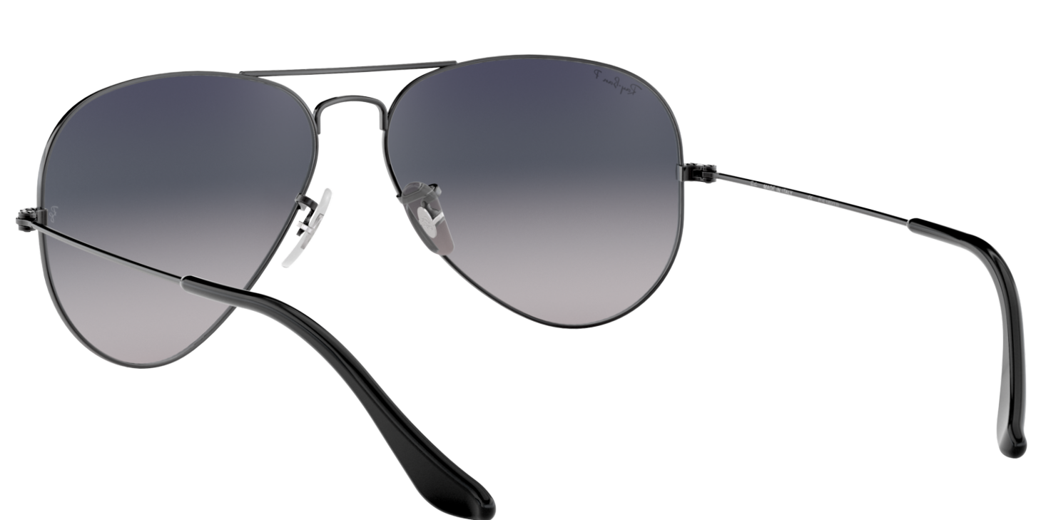 Ray-Ban 0RB3025I 004 Blue Gradient Grey Aviator Sunglasses
