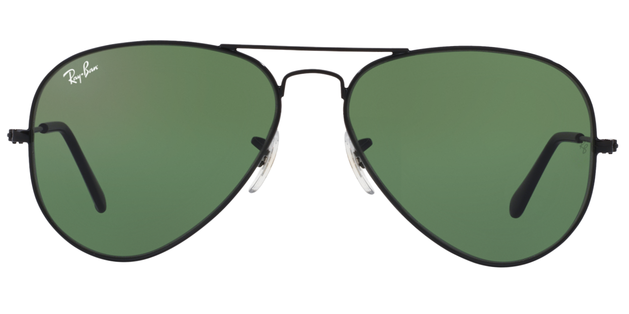 Ray Ban ORB3025I L2823 58 Green Aviator Sunglasses Spetex