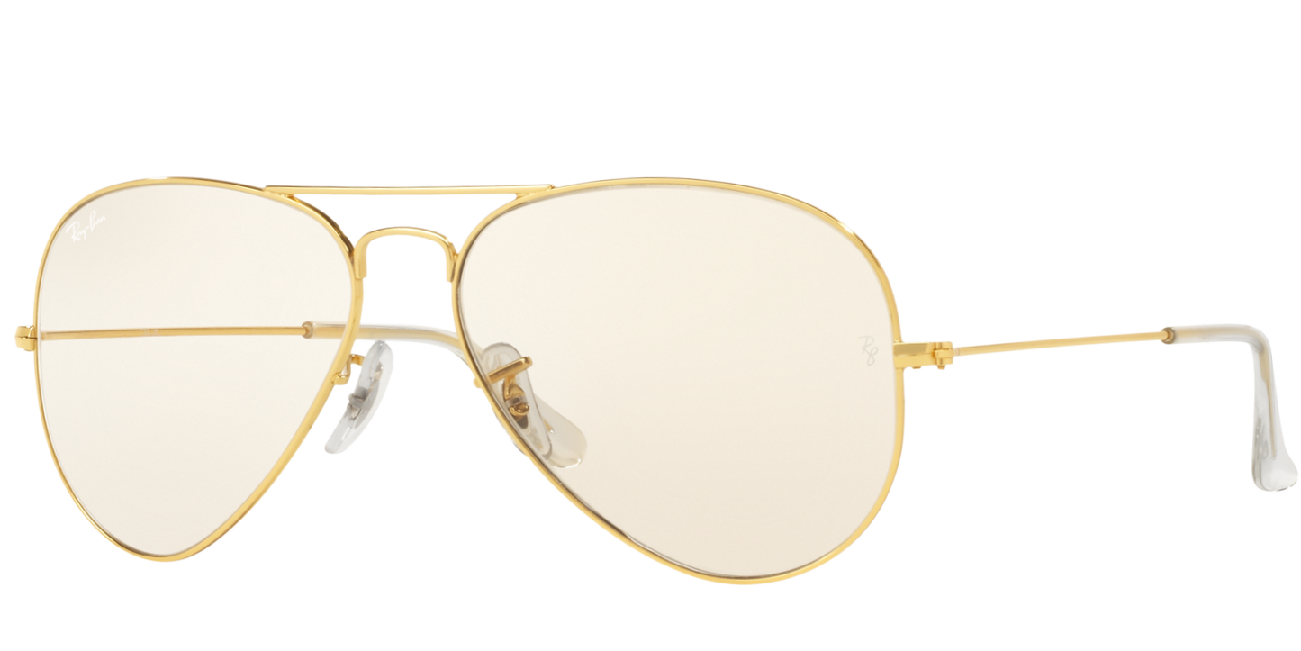 Ray-Ban Orb3025i-l2928 Yellow Aviator Sunglasses