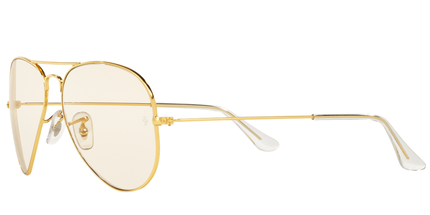 Ray-Ban Orb3025i-l2928 Yellow Aviator Sunglasses