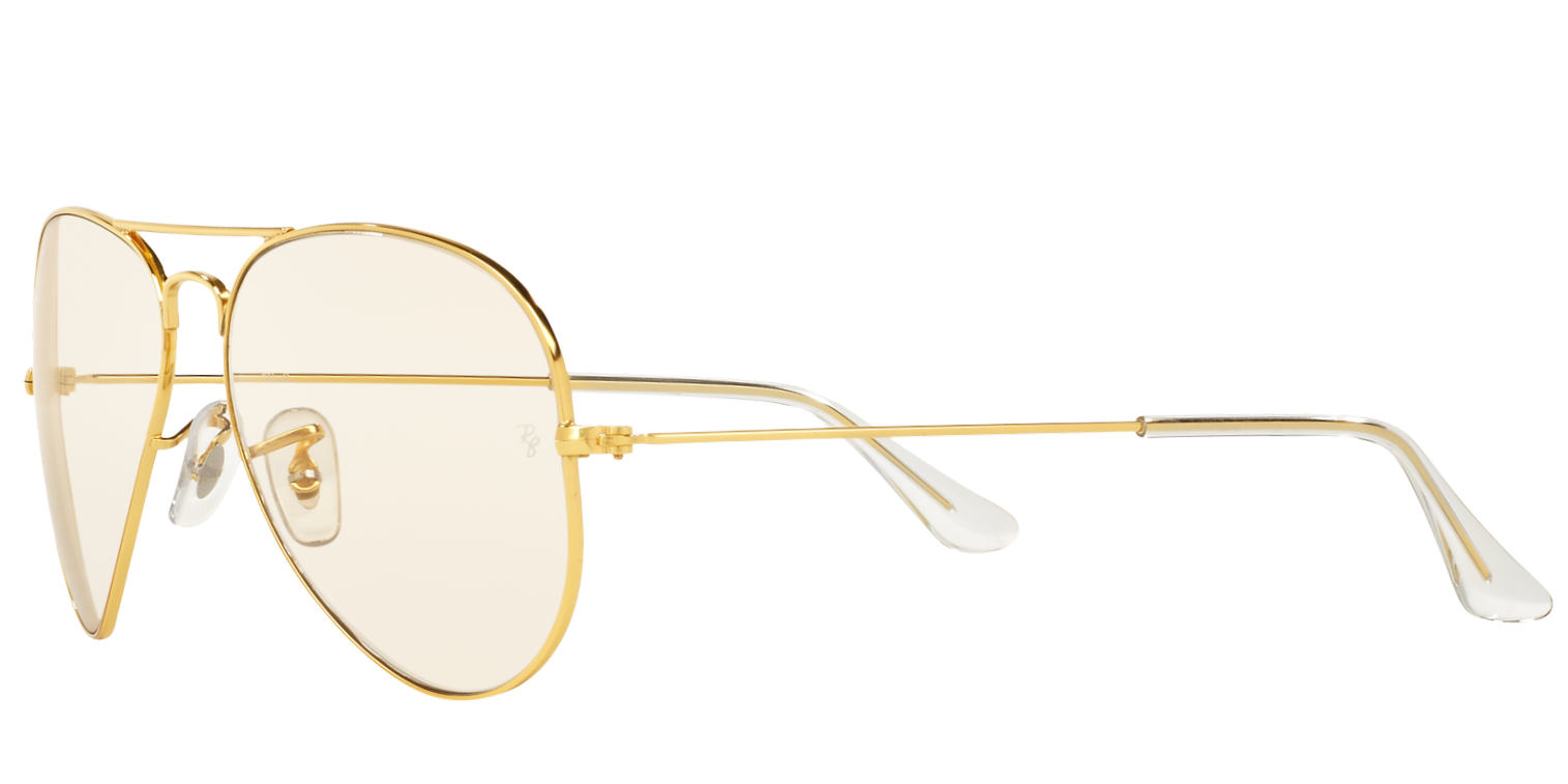 Ray-Ban Orb3025i-l2928 Yellow Aviator Sunglasses