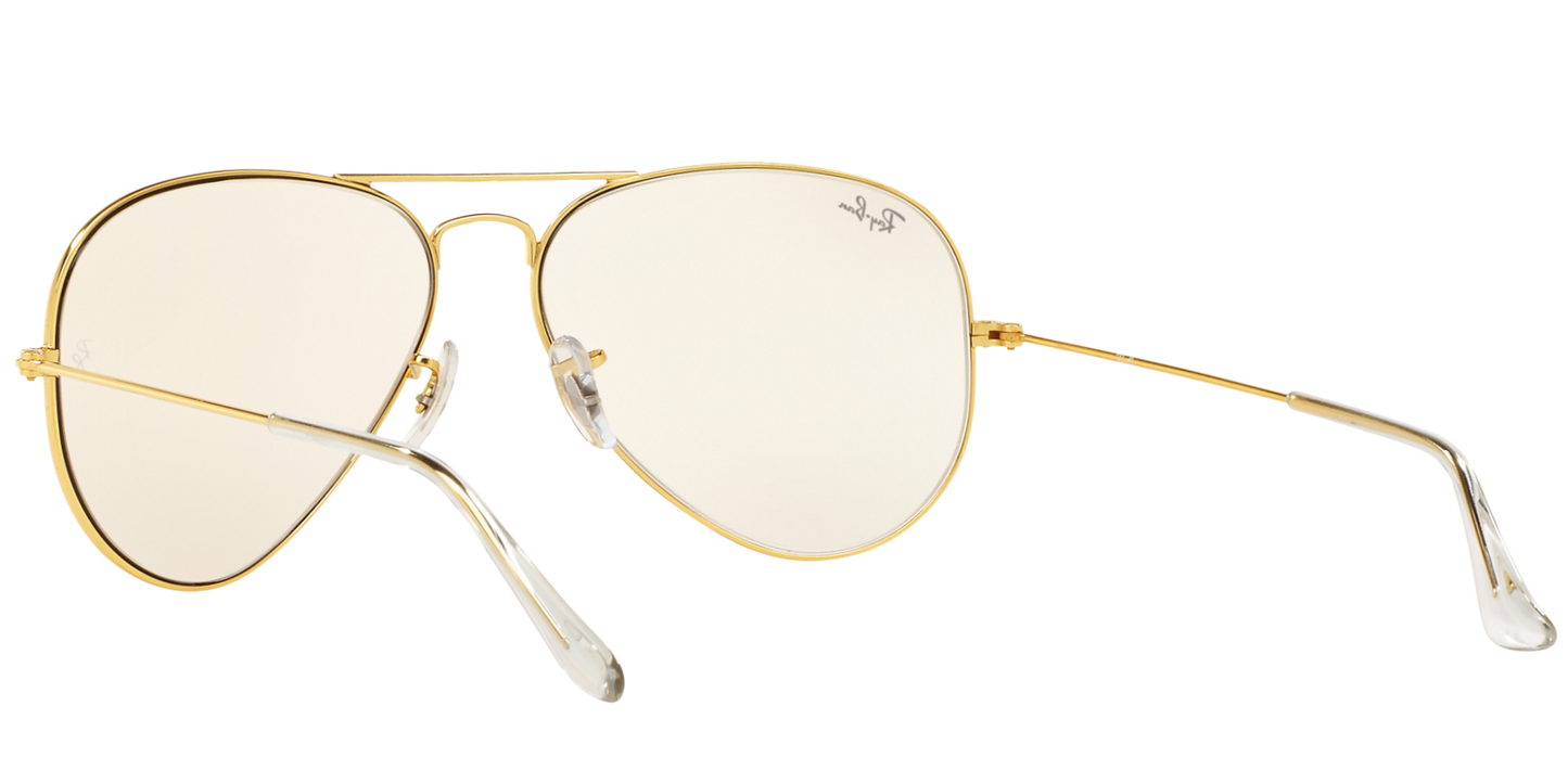 Ray-Ban Orb3025i-l2928 Yellow Aviator Sunglasses