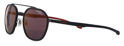 CARDUC 005/S Medium Black/Red Unisex Premium Sunglasses - Spetex.com