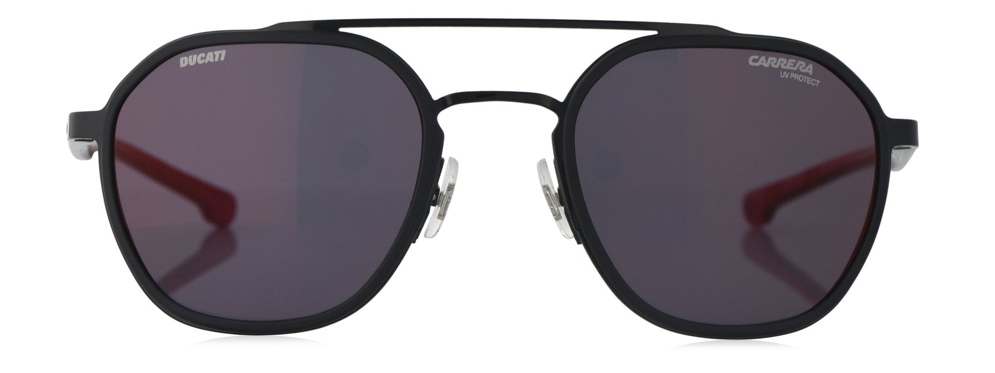 CARDUC 005/S Medium Black/Red Unisex Premium Sunglasses - Spetex.com