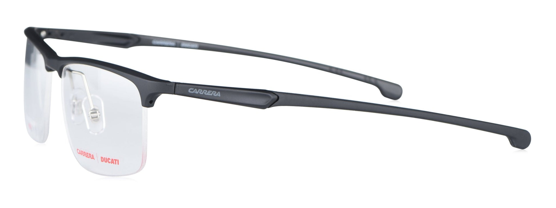 CARDUC 013 OIT 5516 Medium Black/Red Unisex Premium Eyeglasses - Spetex.com