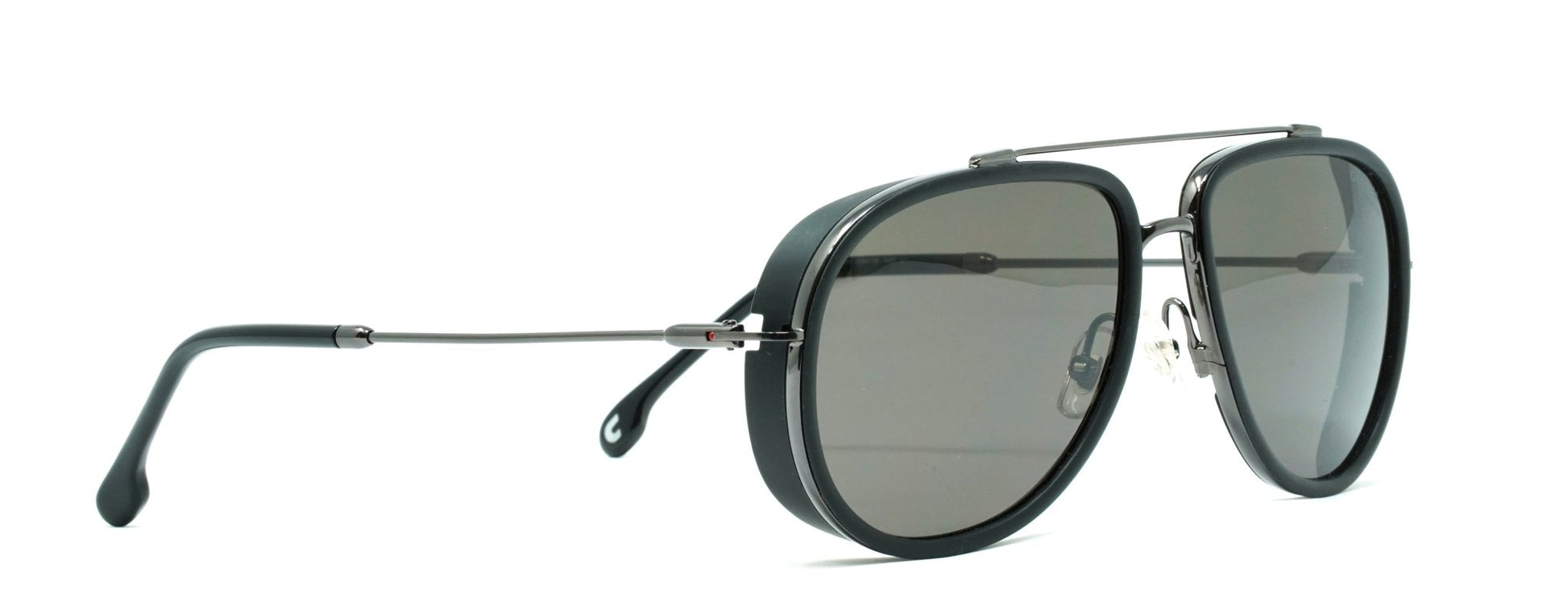 CARRERA 166/S KJ1 Medium Gun/Black Unisex Sunglasses - Spetex.com