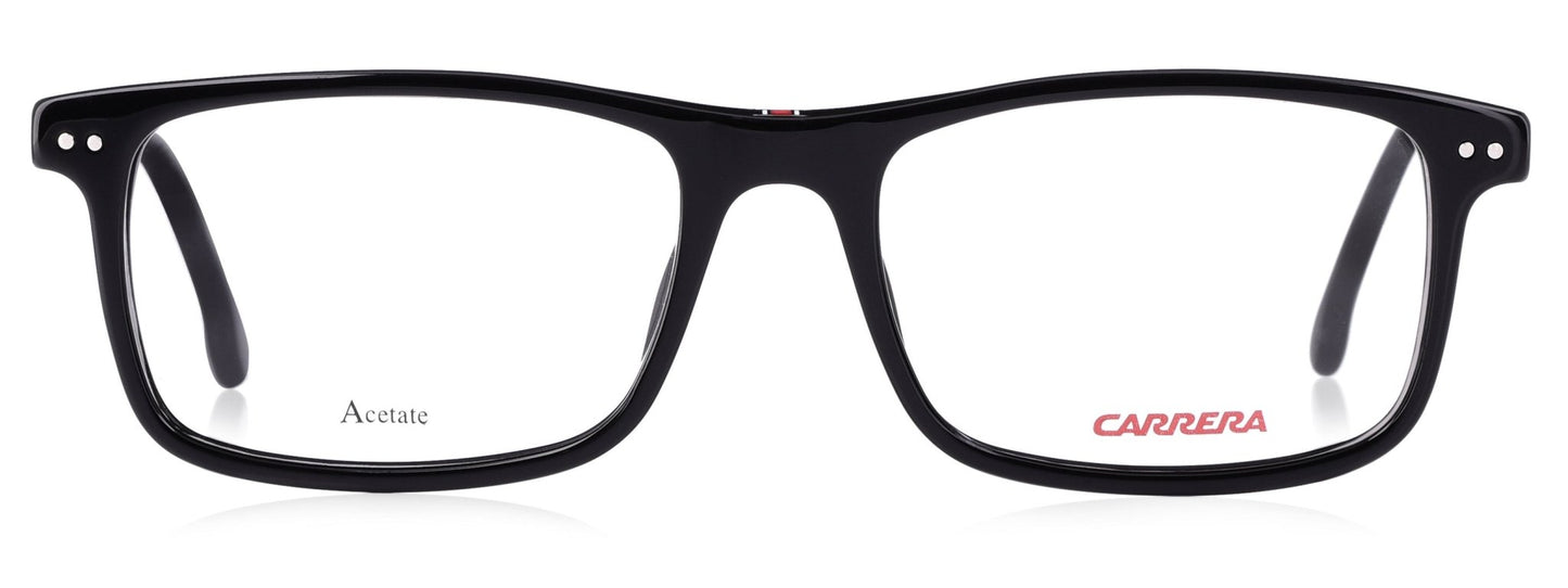 Carrera 2001 T/U 807 Medium Black Unisex Premium Eyeglasses - Spetex.com