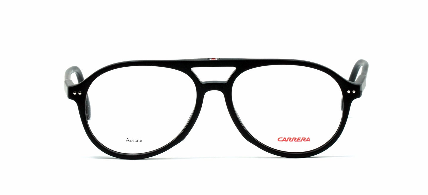 CARRERA 2002T/U 003 Medium Matte Black Unisex Eyeglasses - Spetex.com